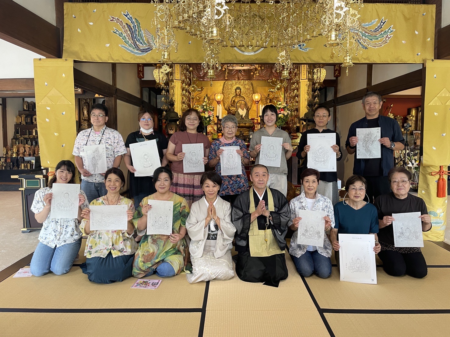 見立寺写仏会終了！！